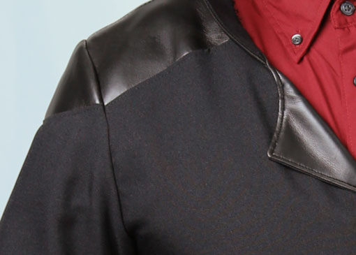 demon jacket fabric detail