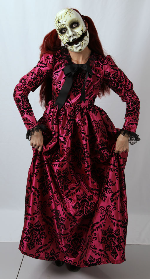 deadly dolly dearest brocade dress