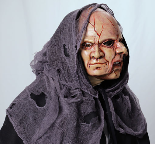 abnormal freak mask with deluxe monster cowl