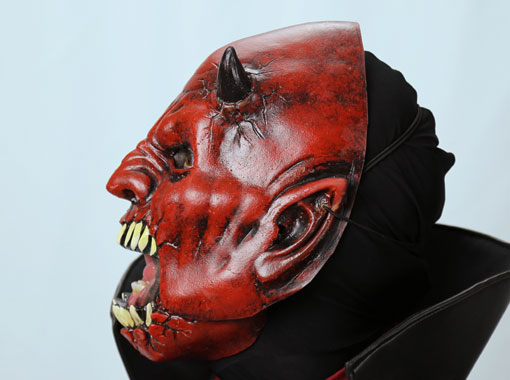hellfire demon mask mouth open