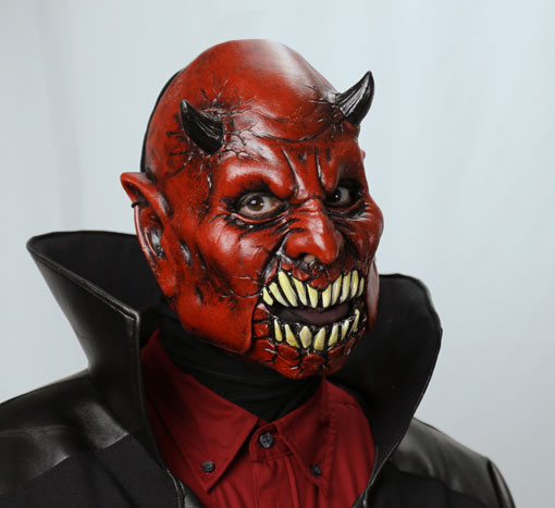 scary demon halloween mask