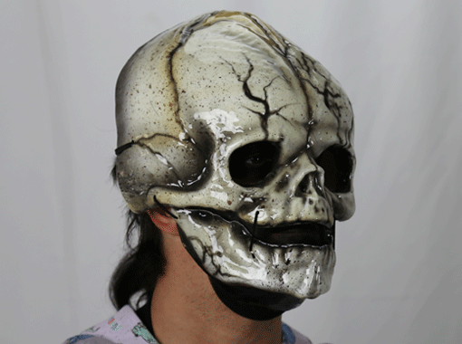 fetal skull alien baby mask