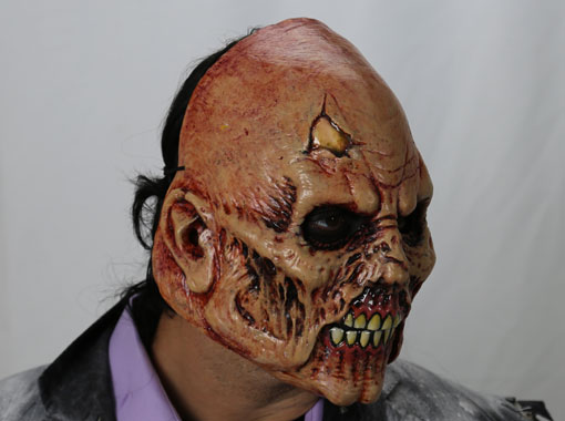 decayed zombie halloween mask