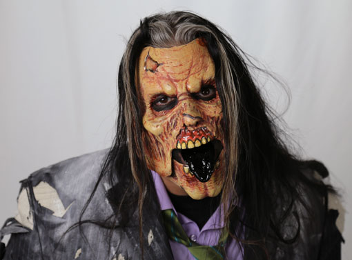metalhead zombie halloween mask